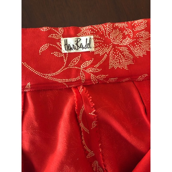 Vintage Henri Bendel Floral Pants sz XS - Picture 4 of 4
